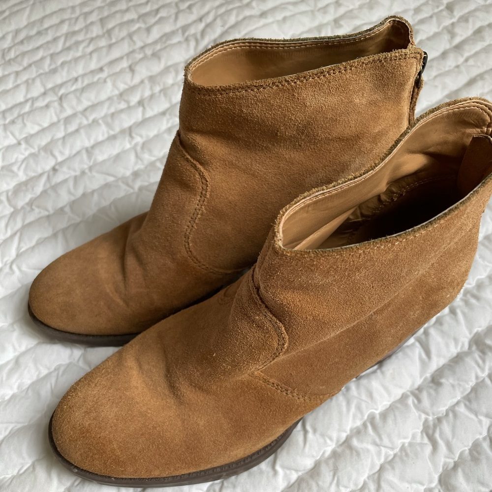 Nine West suede booties